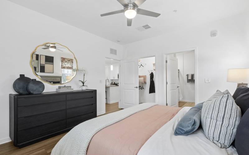 Spacious Bedroom with Walk-In Closet